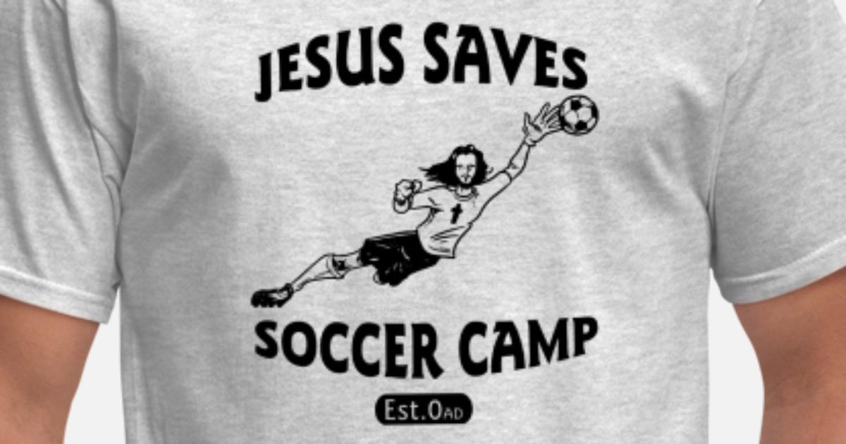 jesus saves soccer shirt